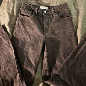 Abercrombie & Fitch High Rise Black Jeans
